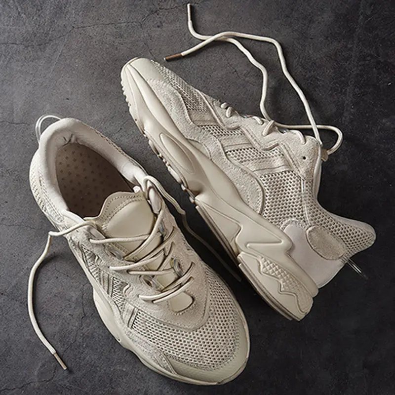 Oulylan New Sports Shoes Men Summer Casual Breathable Comfortable Sport Walking Shoes Running Shoes Retro Sneakers