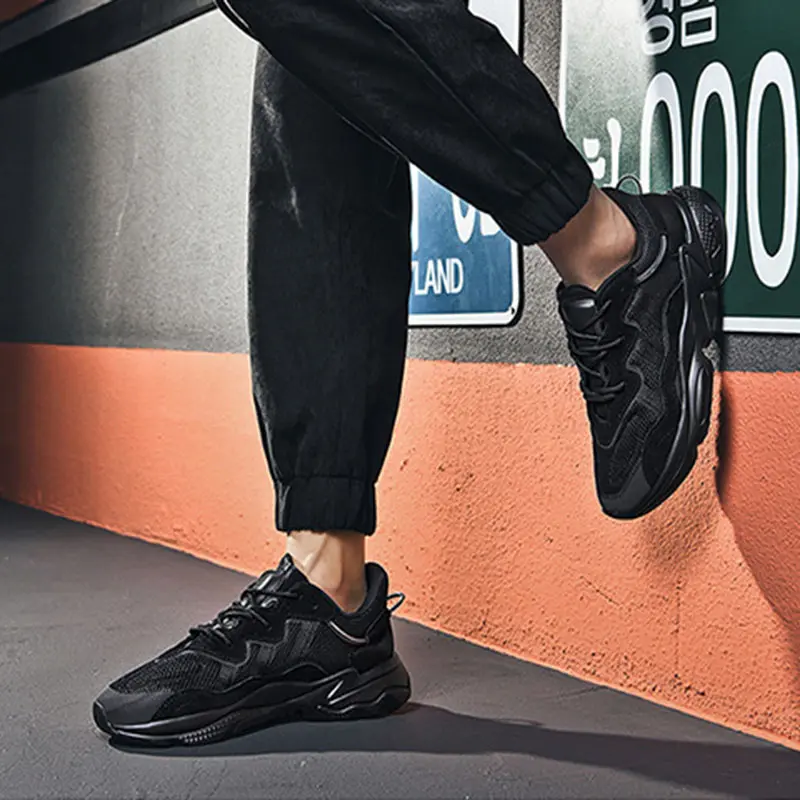 Oulylan New Sports Shoes Men Summer Casual Breathable Comfortable Sport Walking Shoes Running Shoes Retro Sneakers