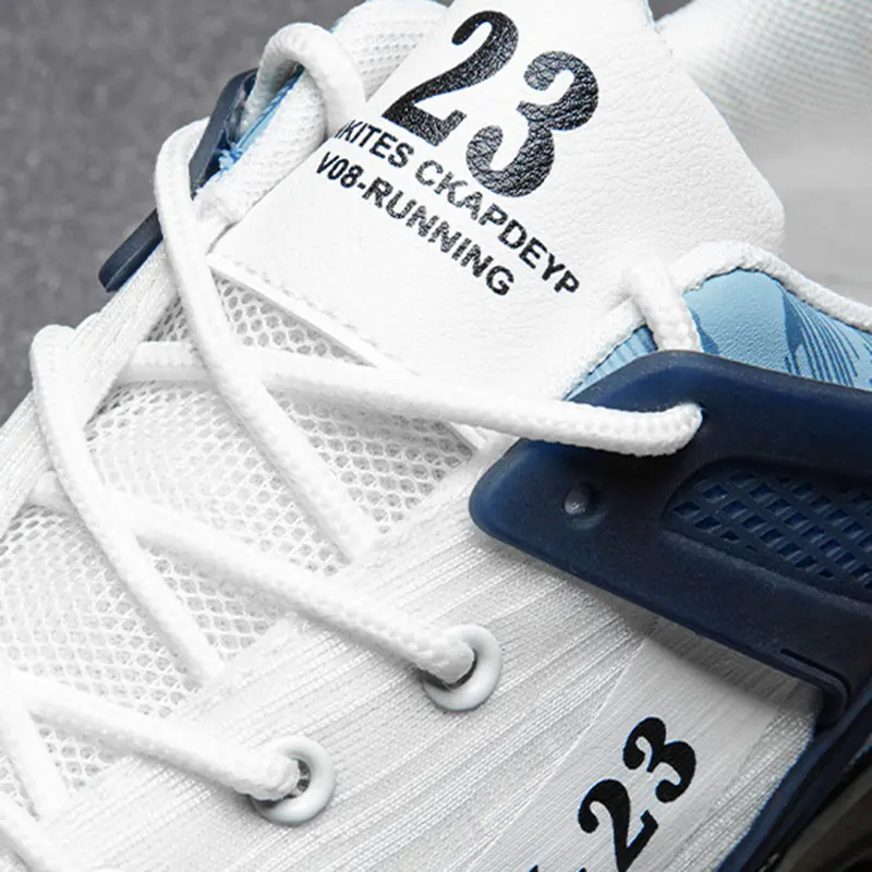 Fashion Air Cushioned Trendy Student Running Shoes Spring Summer Men's Shoes Sports Men Sneakers Casual High Top Round Toe Shoes