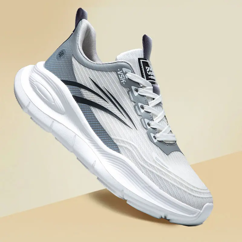 Oulylan Summer New Mesh Breathable Sports Shoes Men's Shoes Large Size Soft Sole Comfortable Cushioning Sports Running Shoes