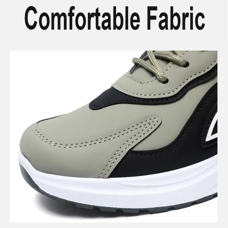 2025 Summer Anti Slip Lace Up Sneakers Men New Lightweight Breathable Running Shoes Trendy Versatile Wear Resistant Sports Shoes