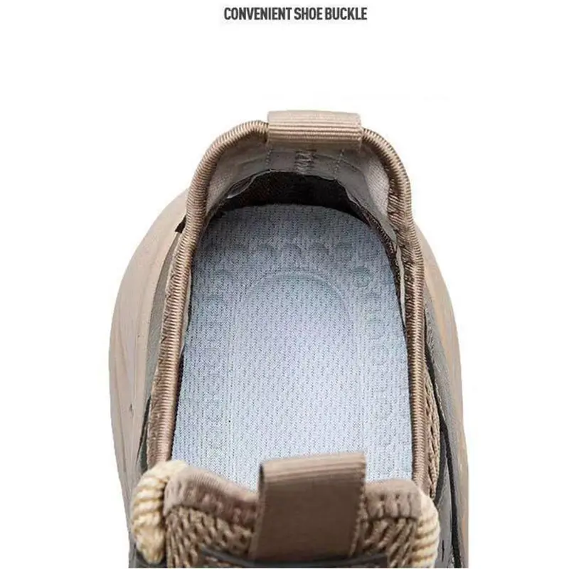 Oulylan New Summer Sandals for Men Hollow Leather Casual Shoes Trendy Breathable Leisure Shoe Outdoor Sports Non Slip Sneakers