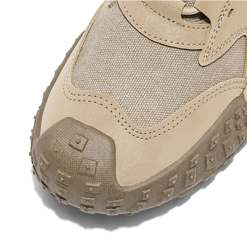 Oulylan New Outdoor Men's Hiking Shoes Construction Site Sports Shoes Anti Slip Wear-Resistant Lightweight Walking Shoes