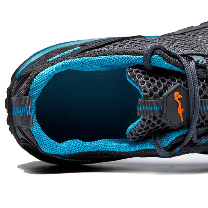 Oulylan Outdoor Summer Men's Hiking Shoes Trekking Sneakers Anti Slip Breathable Lightweight Walking Shoes Mesh Wading Shoes