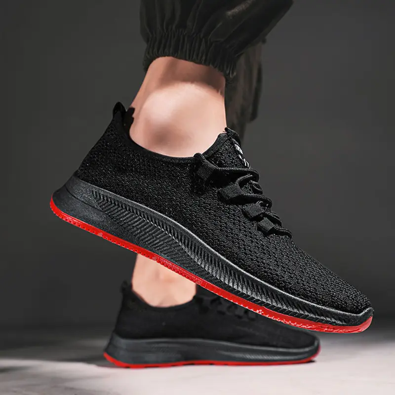 2025 Summer Sneaker Men Anti Slip Abrasion Resistant Soft Sole Lightweight Comfortable Breathable Outdoor Casual Sport Shoes