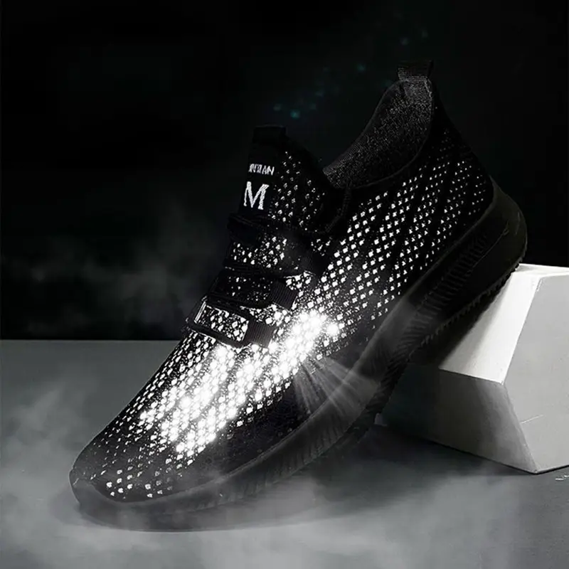 2025 Summer Sneaker Men Anti Slip Abrasion Resistant Soft Sole Lightweight Comfortable Breathable Outdoor Casual Sport Shoes