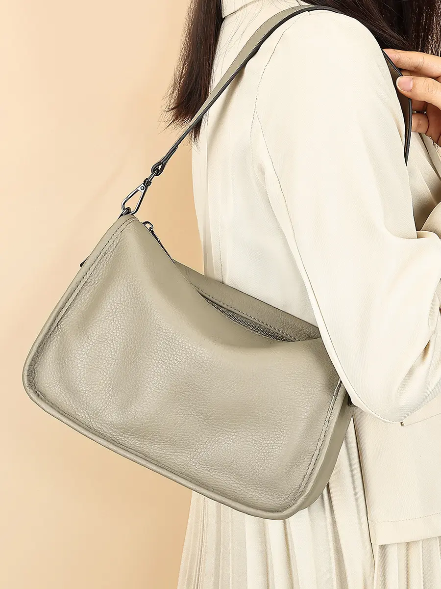 MVA Women Handbags Soft Leather Shoulder Bag Top-handle Fashion Satchel Genuine Leather Crossbody Bag Flap Phone Pack