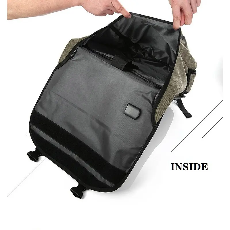 Men's Solar Panel Backpack Outdoor Riding Solar Panel 6.5w USB Charging Hiking Daypacks Women's Multifunctional Solar Travel Bag