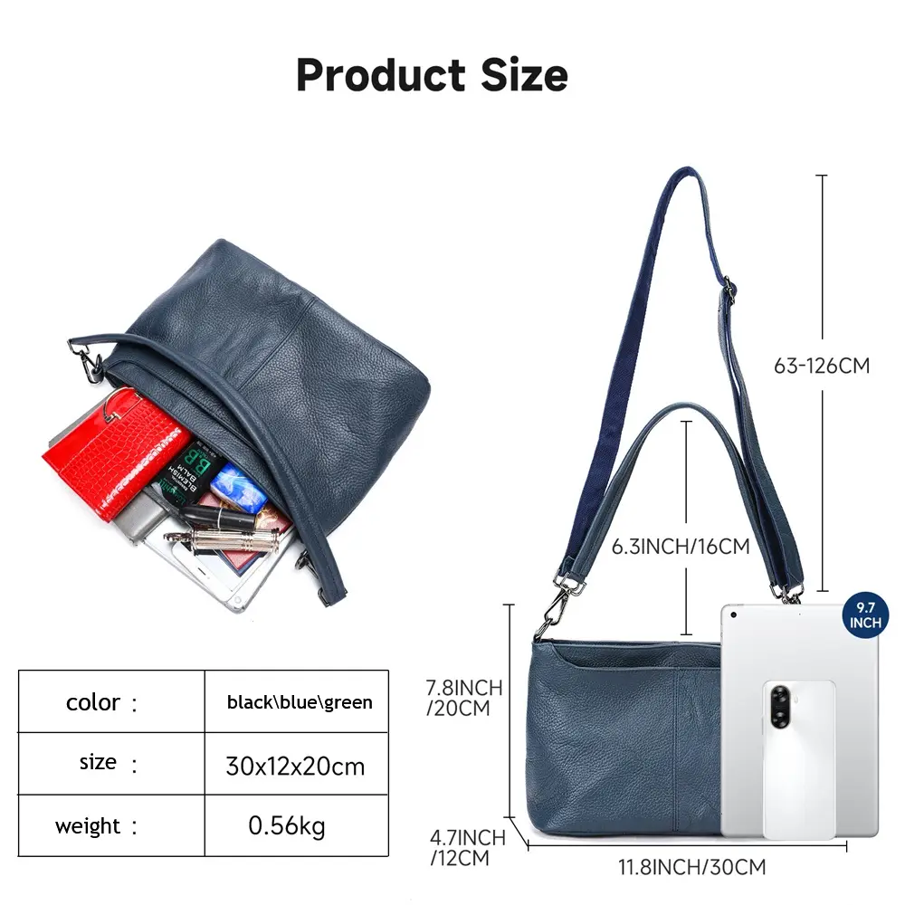 MVA Shoulder Bag Women Fashion Handbags Large Genuine Leather Bags Female Satchel Big-capacity Handbag Purse bolsa feminina