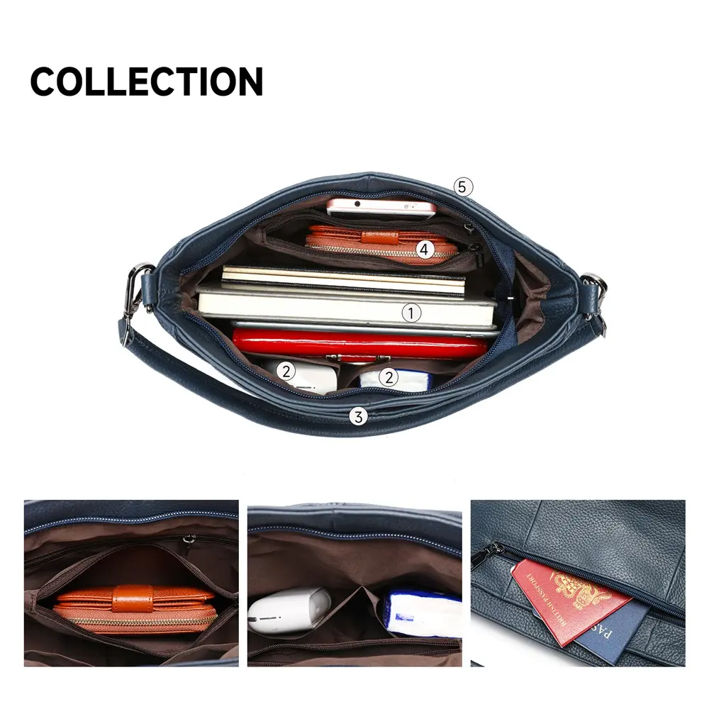 MVA Shoulder Bag Women Fashion Handbags Large Genuine Leather Bags Female Satchel Big-capacity Handbag Purse bolsa feminina