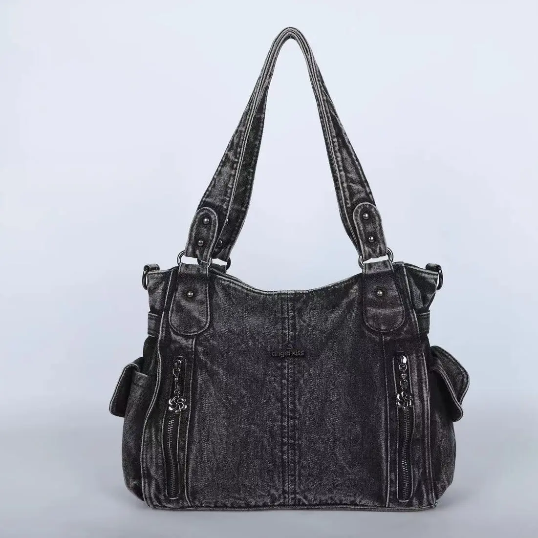  Bag Women Handbag Fashion Shoulder Bag Top-handle Handbag Large Satchel Soft Tote Bag PU Leather Crossbody Bags Purse