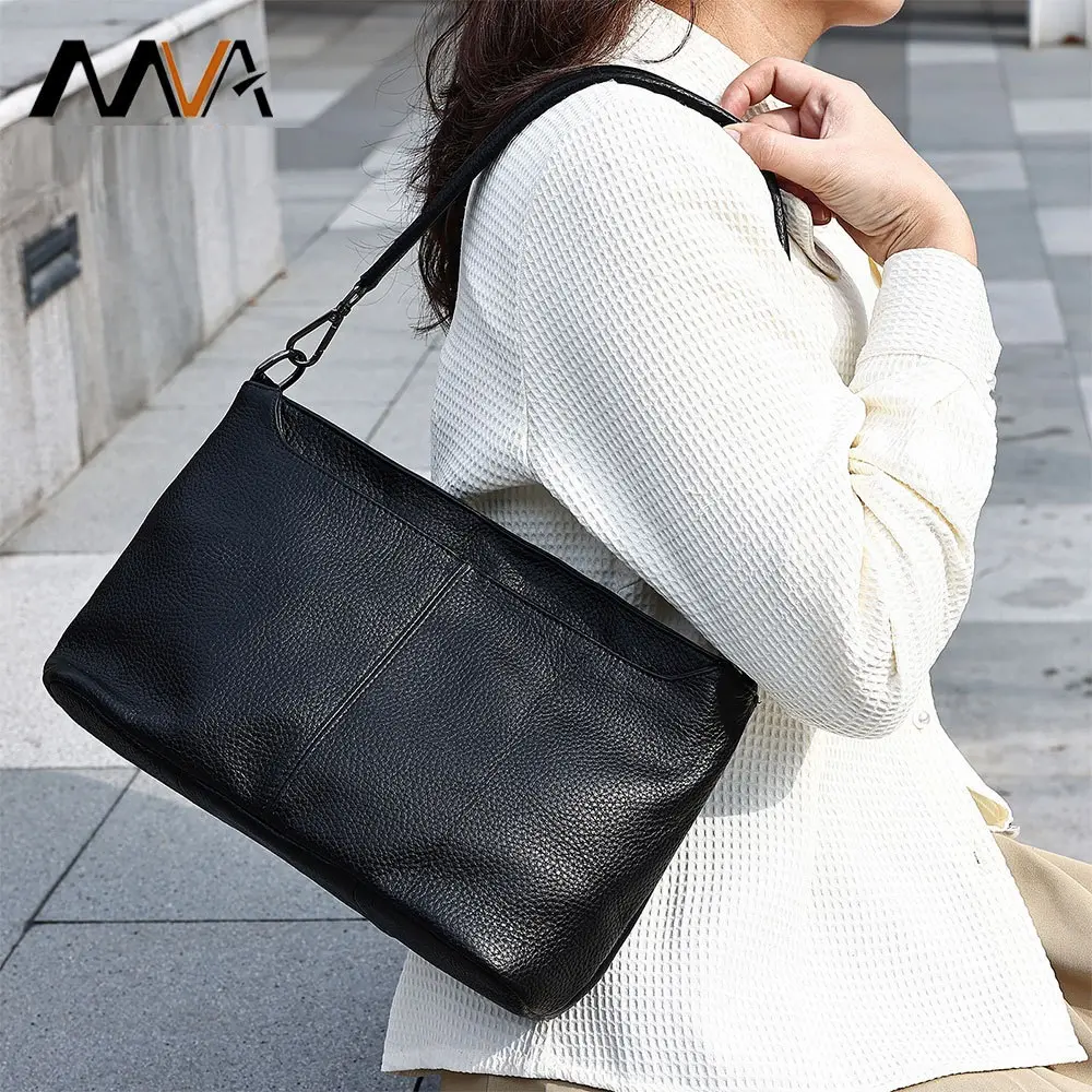 MVA Shoulder Bag Women Fashion Handbags Large Genuine Leather Bags Female Satchel Big-capacity Handbag Purse bolsa feminina