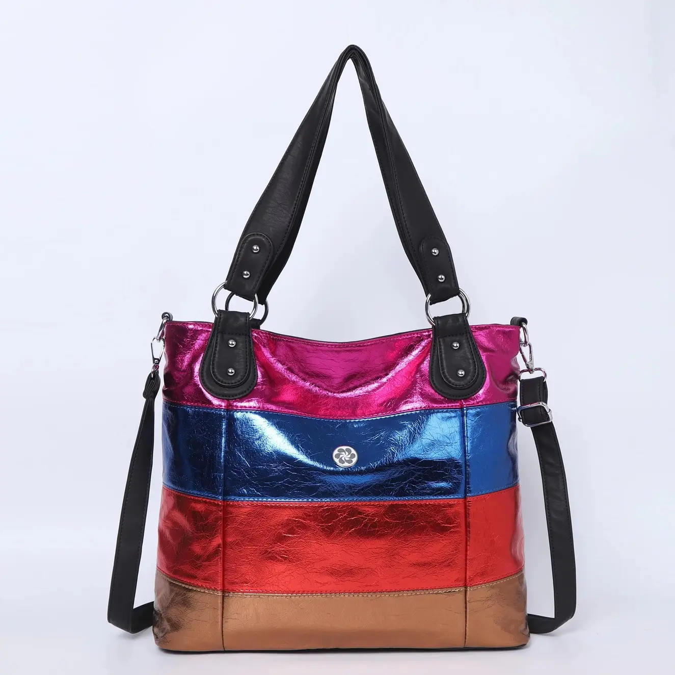 Large Women Bags Soft Handbag Lady Tote Bags Top-handle Satchel Fashion Shoulder Bag PU Leather Handbag Large Capacity Purse