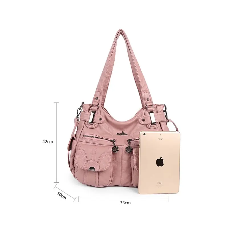  Women's Tote Bag Multifunctional Wash Large Capacity Top-handle Handbag Fashion Women's Shoulder Bag Purse