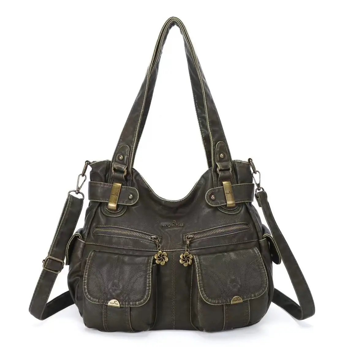  Women Handbags Top-handle Shoulder Bag Large Multifunctional Bag Washable PU 13”x17” Casual Bags Shopper Bags Large