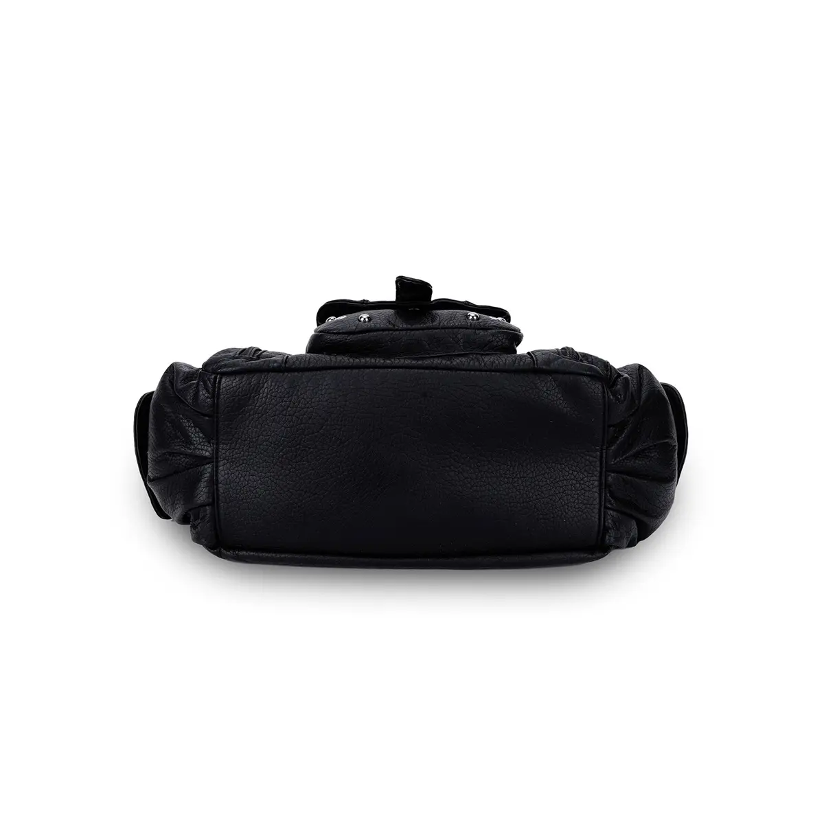  Handbag Fashion PU Shoulder Bag Casual Black Hobo Handbag Satchel Large Vintage Women's Bag Cell Phone Pocket Purse