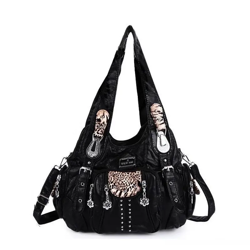 Bag Women Fashion Handbags PU Leather Shoulder Bags Female Satchel Big-capacity Shoulder Purse Bag bolsa feminina