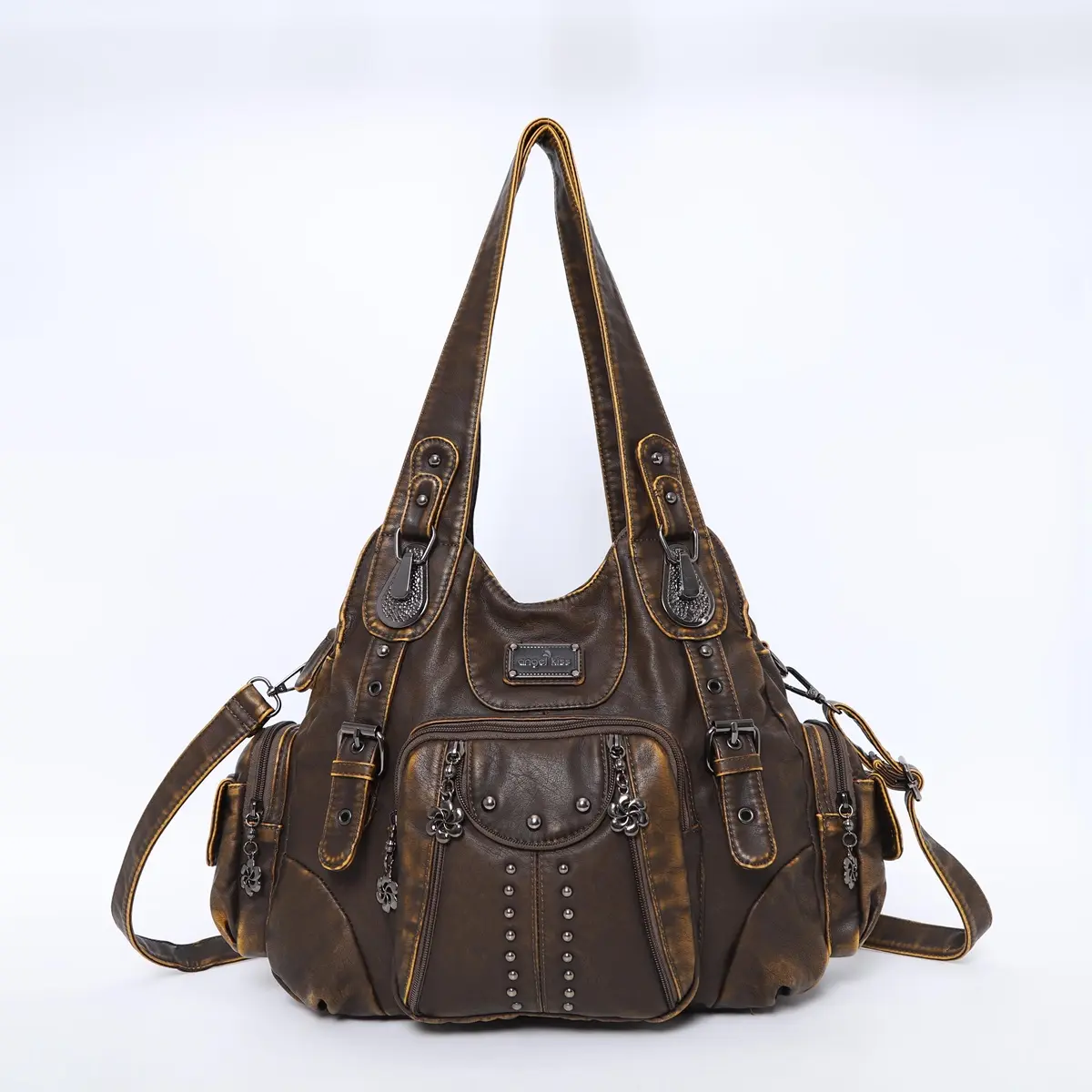 Bag Women Fashion Handbags PU Leather Shoulder Bags Female Satchel Big-capacity Shoulder Purse Bag bolsa feminina