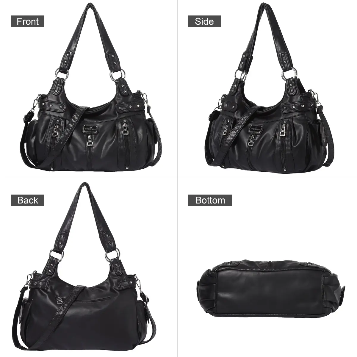 Angelkiss Women Handbags Fashion Shoulder Bag Ladies Crossbody Bags Multifunctional Bag Waterproof Shoulder Purse Bag Phone Pack