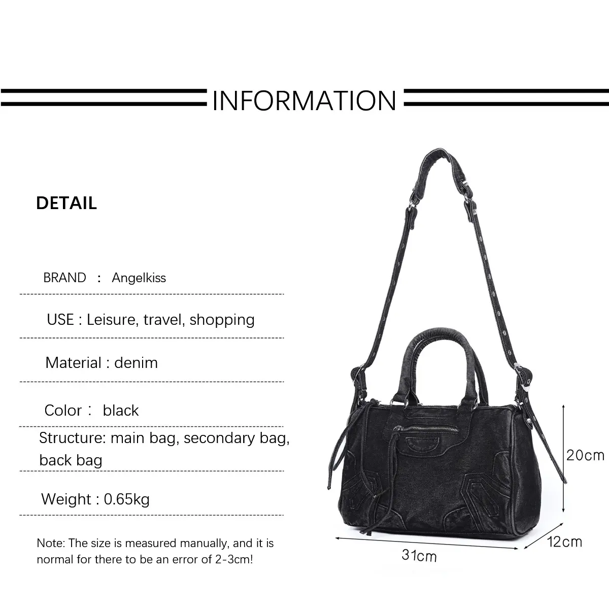  Women's Bag Fashion Boston Handbags Large Shoulder Bag Vintage Top-handle Handbag Female Satchel Shoulder Bags