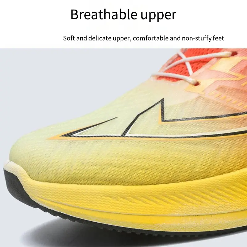Outdoor Casual Sneaker Men Lightweight Anti Slip Thick Soft Sole Comfortable Breathable Portable Rotary Buckle Sport Shoes