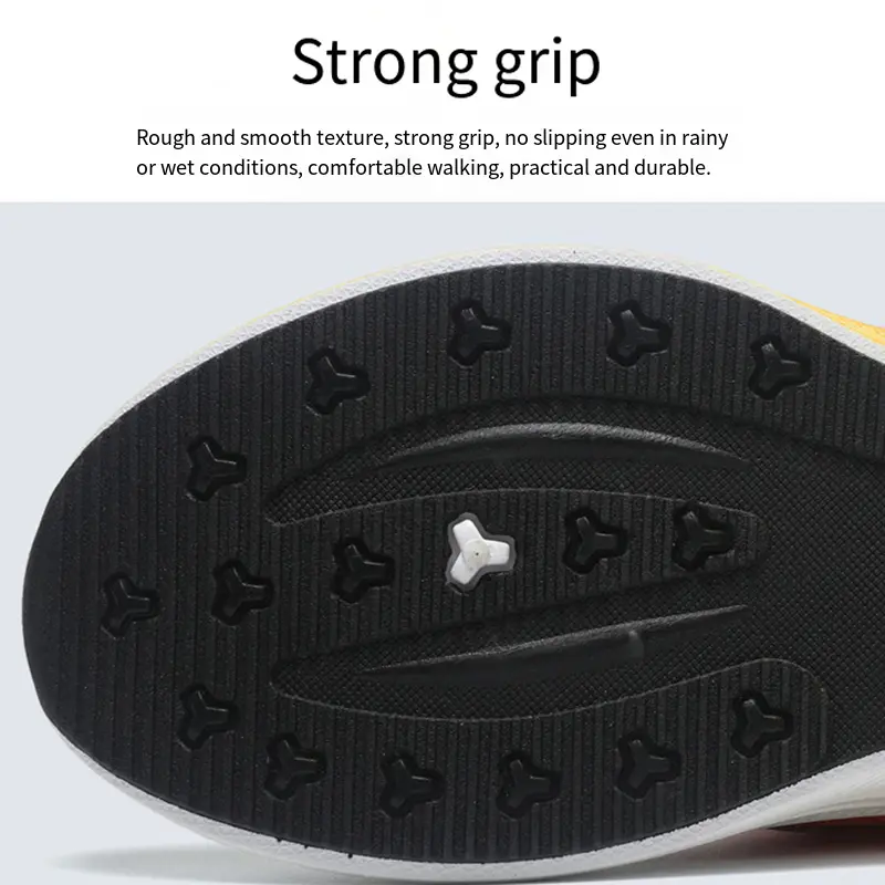 Outdoor Casual Sneaker Men Lightweight Anti Slip Thick Soft Sole Comfortable Breathable Portable Rotary Buckle Sport Shoes
