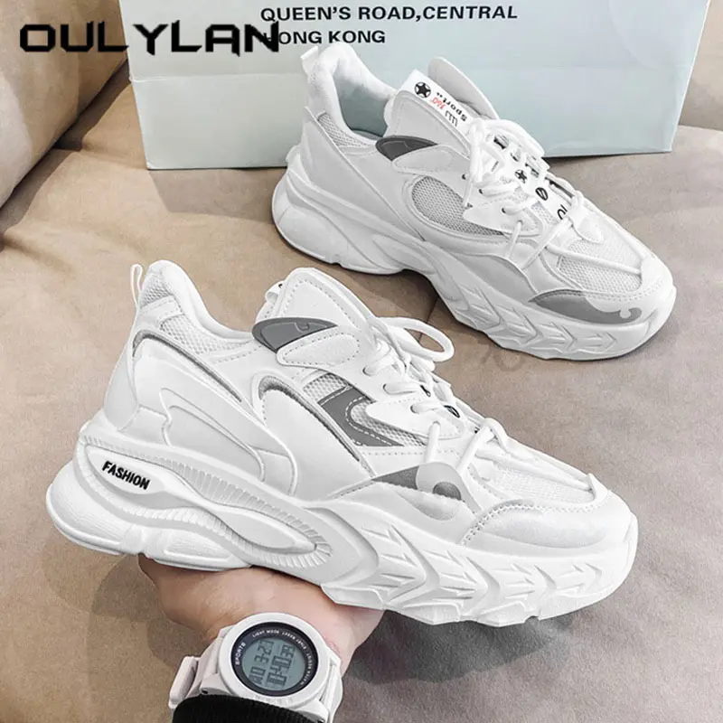 Sneakers Trend Versatile Height Increasing Men's Shoes Autumn Youth Casual Sports Shoes Casual Anti Slip Running Shoes