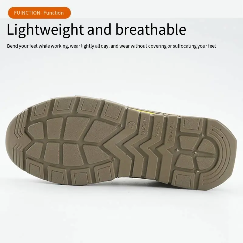 Insulation 6KV Protective Safety Shoes Men Lightweight Anti-smashing Anti-piercing Anti-slip Wear-resistant Construction Shoes