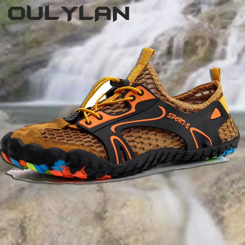 Water Shoes Men Sneakers Barefoot Outdoor Beach Sandals Upstream Aqua Shoes Quick-Dry River Sea Diving Swimming