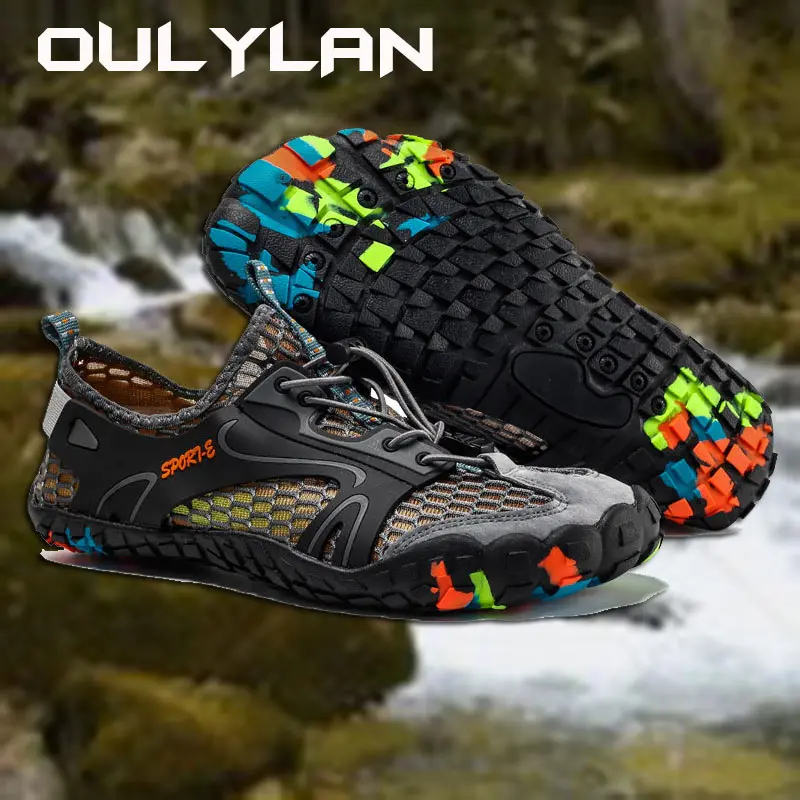 Water Shoes Men Sneakers Barefoot Outdoor Beach Sandals Upstream Aqua Shoes Quick-Dry River Sea Diving Swimming