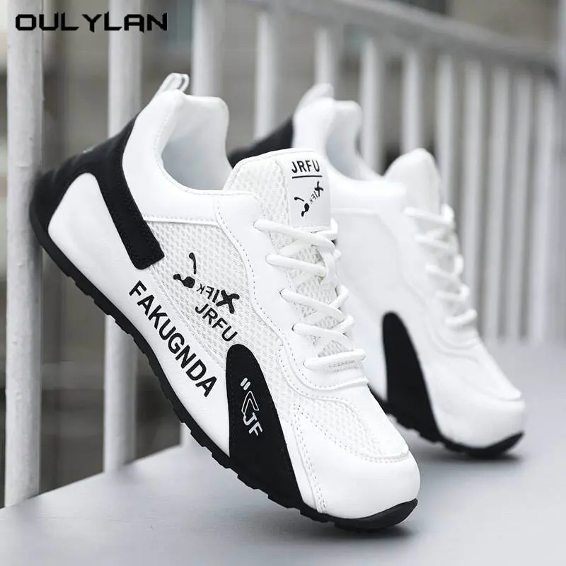 2025 New Lightweight Soft-soled Casual Shoes Men's Shoes Leather Sneaker Hidden Heel Shoes Outdoor Sports Shoes Walking Shoes