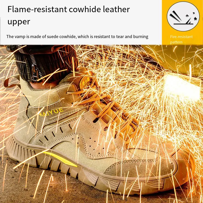 High Quality Safety Shoes Men Insulated 6kv Electrician Anti-smashing Anti-piercing Anti-slip Wear-resistant Work Shoes