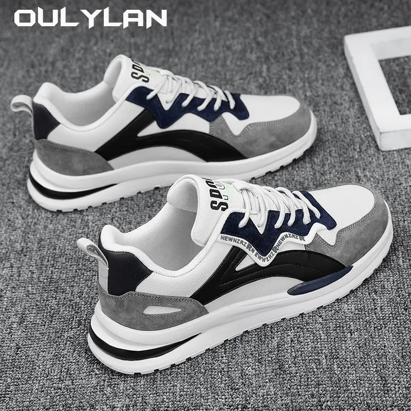 Men's Sports Breathable Mesh Sneakers 2024 Fashion Running Shoes Spring New Trend Casual Anti slip Wear resistant Shoes