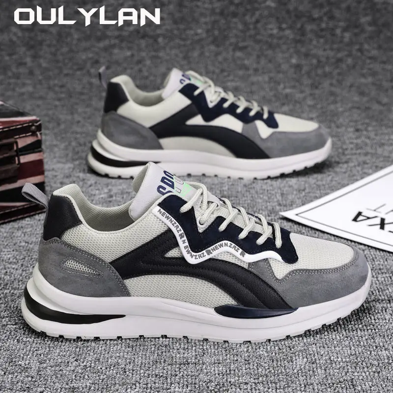 Men's Sports Breathable Mesh Sneakers 2024 Fashion Running Shoes Spring New Trend Casual Anti slip Wear resistant Shoes