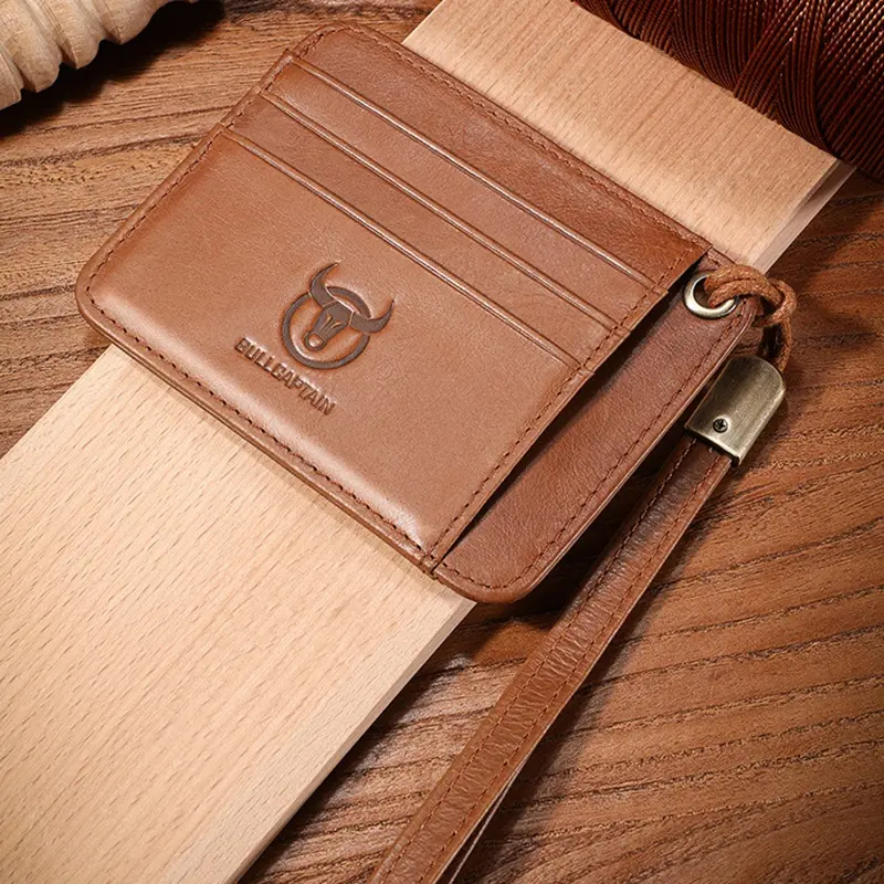 Vintage Card Packs RFID Credit ID Card Holder Cowhide Leather Purse Multi-card Slots Wallets Vintage Money Case Purse