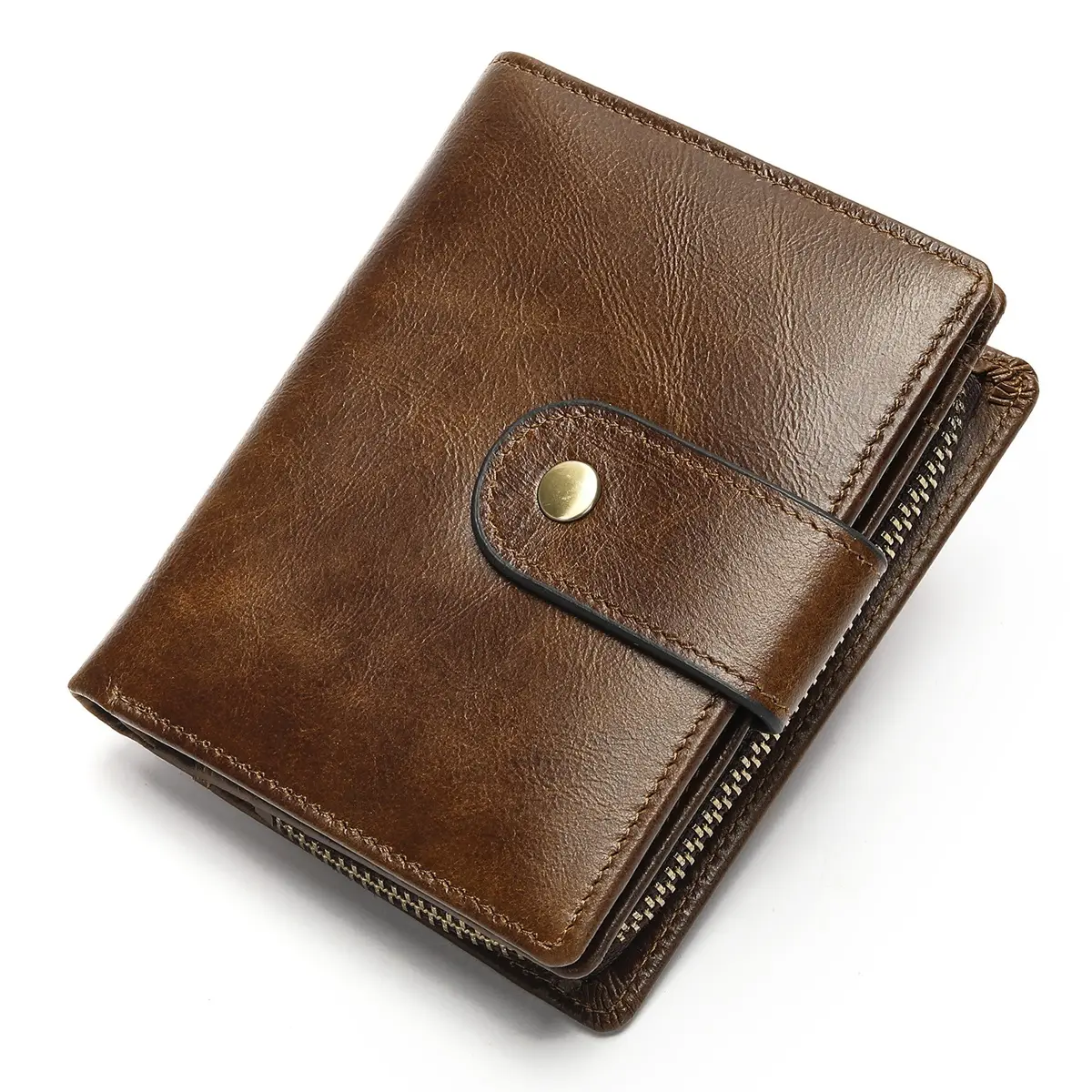Men's Wallet RFIDF Anti-magnetic Coin Purses Cowhide Card Packs Multifunctional Wallet premium Clutch for Men