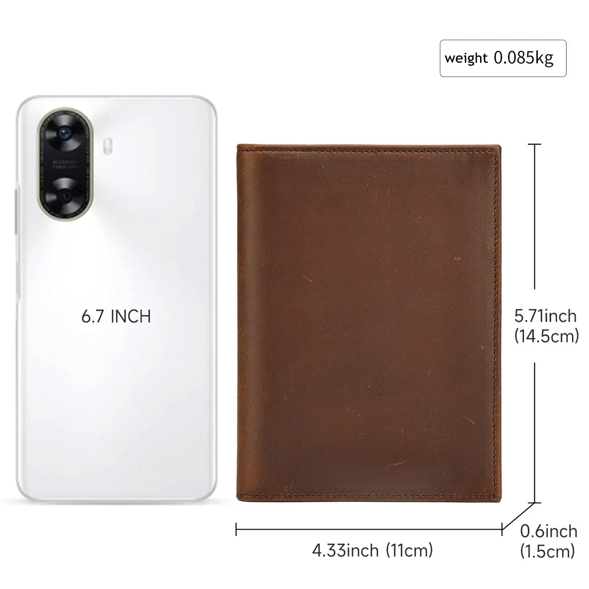 MVA Vintage Card Holder Multi-card Credit Holder Multi-slot Passport Pack Multi-functional Coin Purse Cell Phone Bag Purse