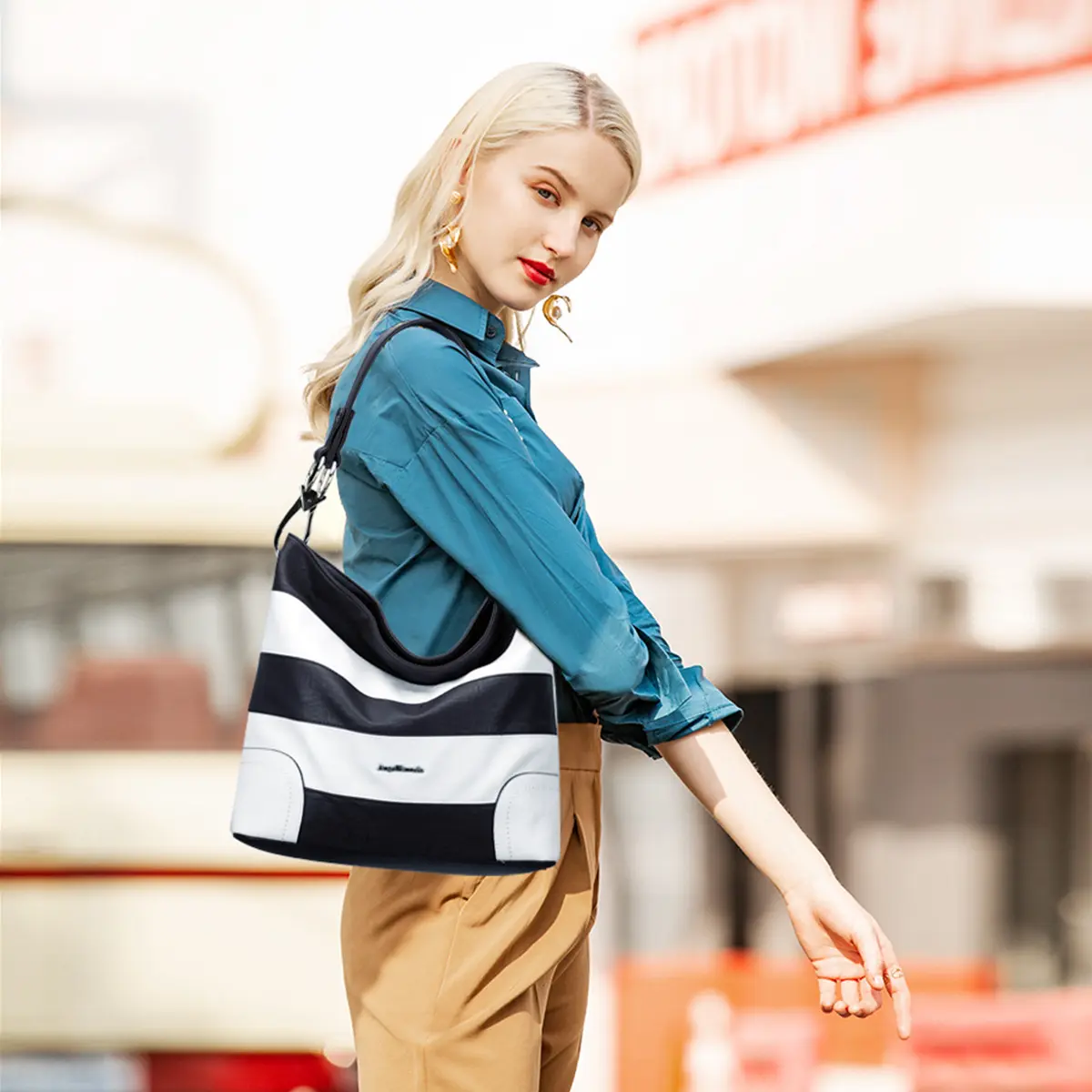  Women Handbags Fashion Shoulder Bags PU Leather Handbag Female Satchel Big-capacity Shoulder Tote Bag bolsa feminina
