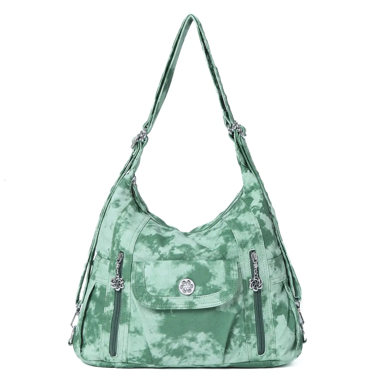  Women Shoulder Bag Handbags Satchel Multifunctional Crossbody Bag PU Multi-pockets Shoulder Bags Phone Money Pack