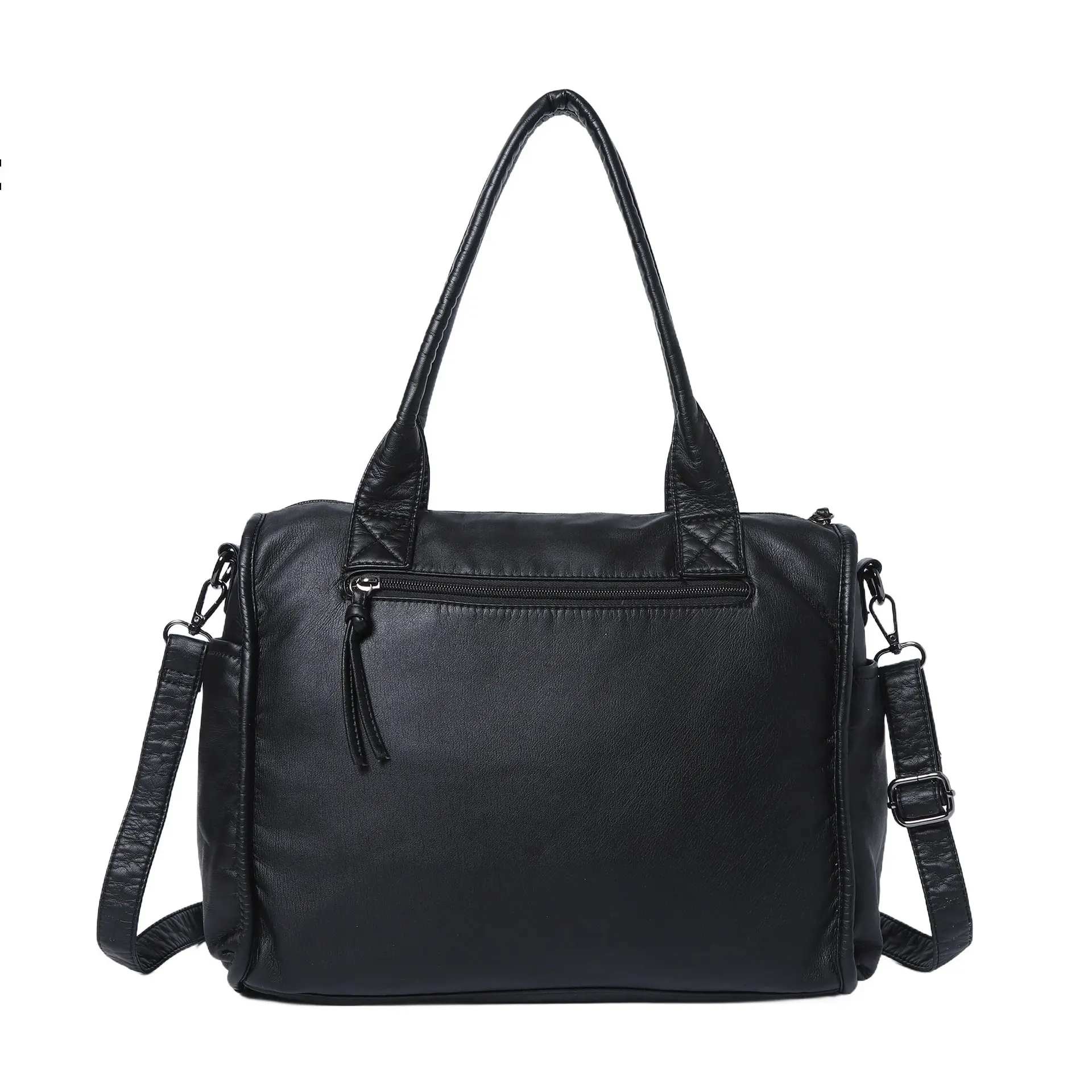  Women Handbags Multi-pockets Bag PU Satchel Fashion Large Vintage Shoulder Bag Tote Bag Tote Shoulder Purse