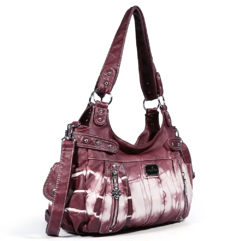  Woman Bags Hobos Bag for Women, American Handbag Female Large Shoulder Bag Fashion Satchel Top-handle Soft Tote Bag