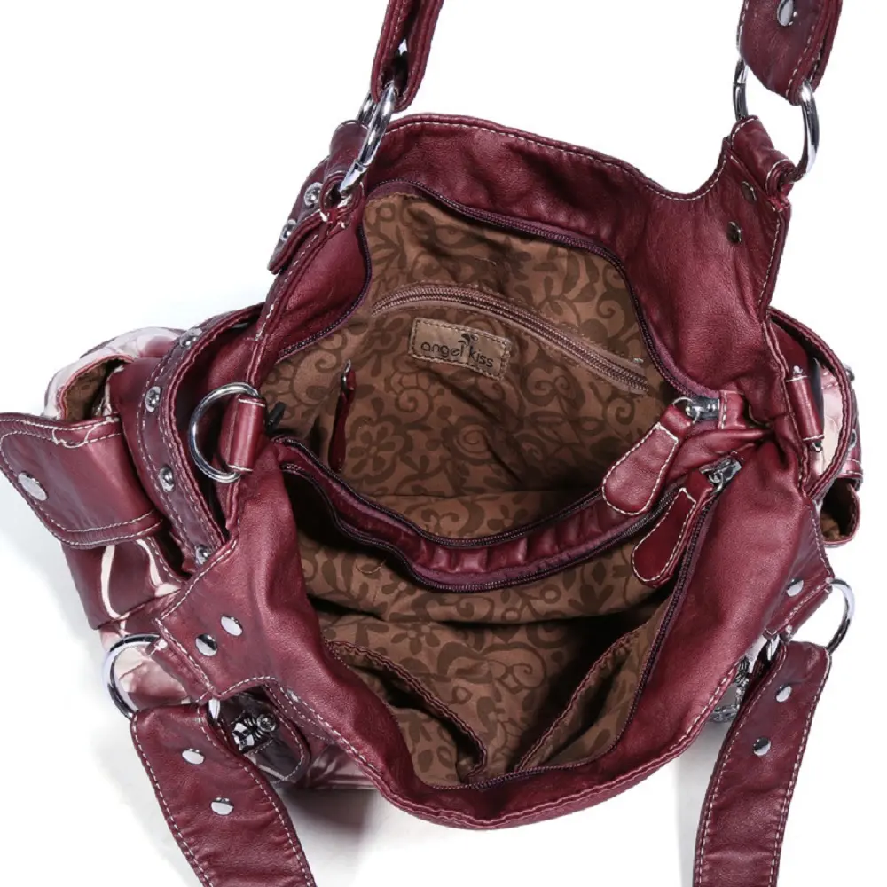  Woman Bags Hobos Bag for Women, American Handbag Female Large Shoulder Bag Fashion Satchel Top-handle Soft Tote Bag