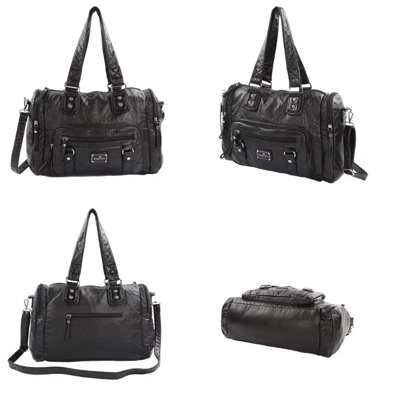  Women  Shoulder Bag Fashion Handbags Large Pillow Bag Top-handle Handbag PU Leather Satchel Big-capacity Luggage Bag