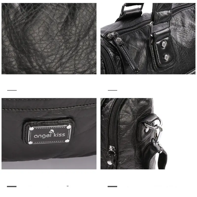  Women  Shoulder Bag Fashion Handbags Large Pillow Bag Top-handle Handbag PU Leather Satchel Big-capacity Luggage Bag