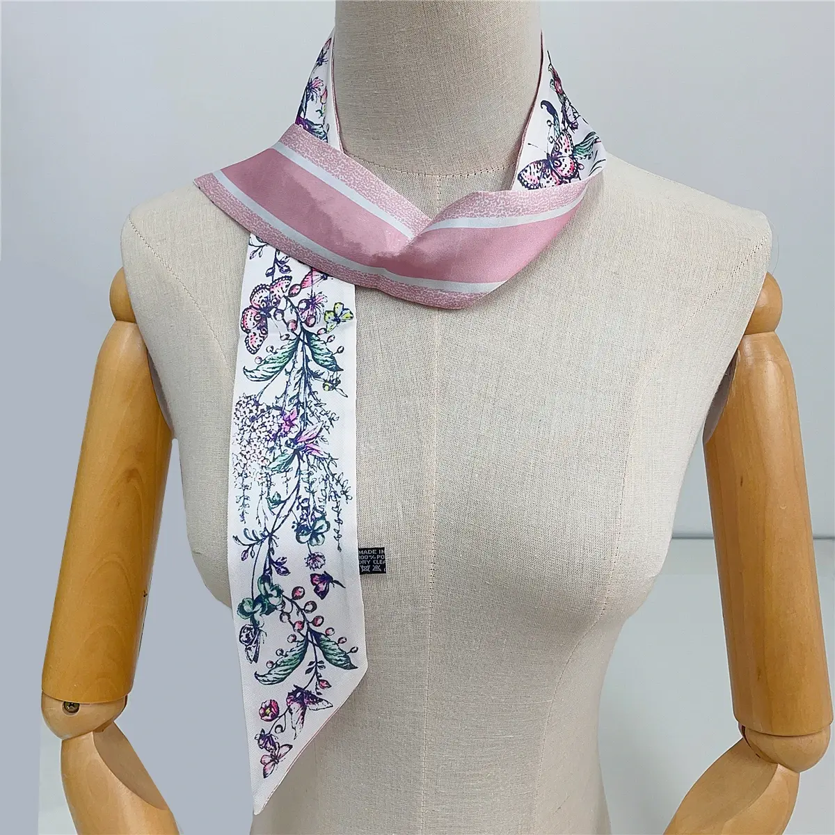 2025 New Design Pansy Tarot Scarf Women Luxury Brand Scarf Skinny Bag Silk Scarves Foulard Hair Neckerchief Headband For Ladies