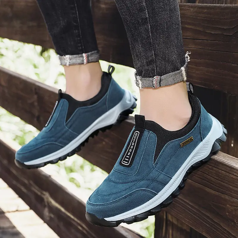 Oulylan Slip-resistant Outdoor Hiking Shoes Man Women Large Size Casual Shoes Lace-up Low-top Boots Fashion Running Sports Shoes