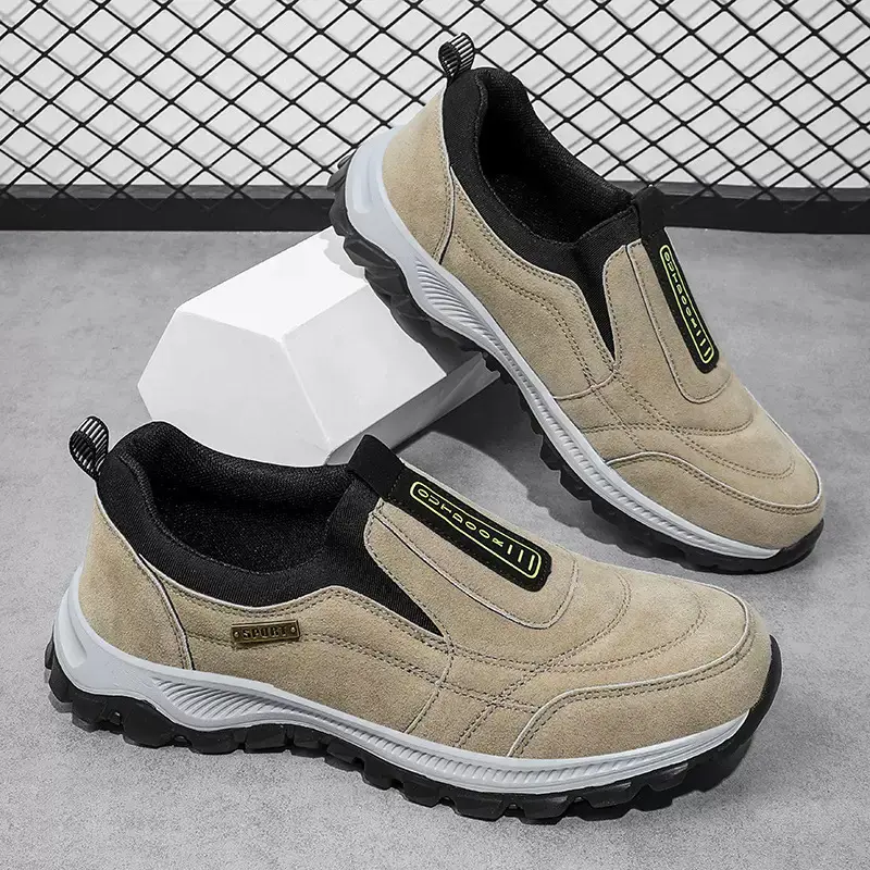 Oulylan Slip-resistant Outdoor Hiking Shoes Man Women Large Size Casual Shoes Lace-up Low-top Boots Fashion Running Sports Shoes