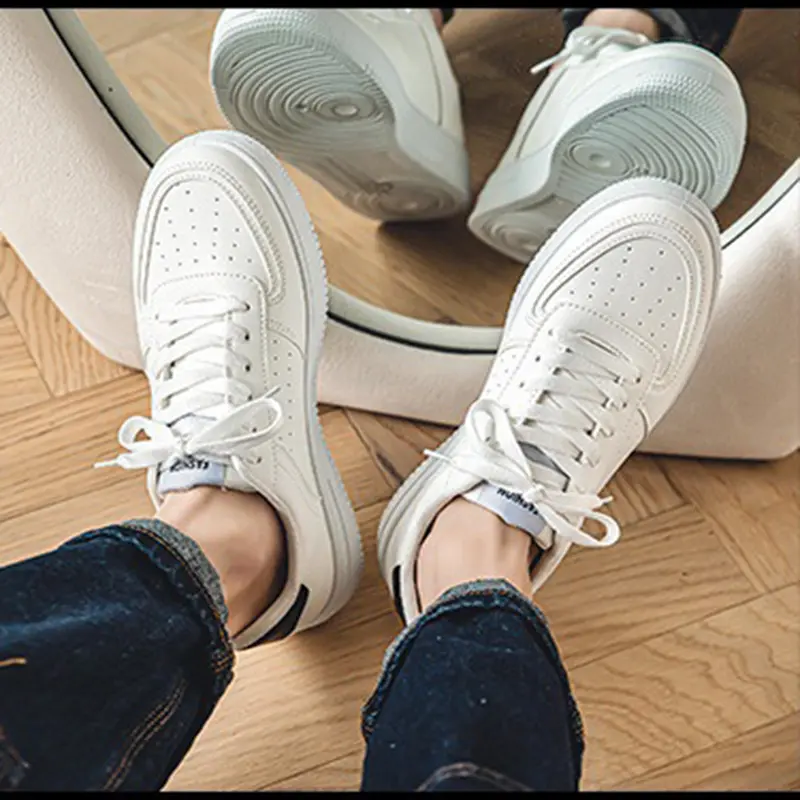 Oulylan 2025 New Style Breathable White Casual Sneakers Men's Summer  Board Shoes Male Student Sport Shoes Comfortable
