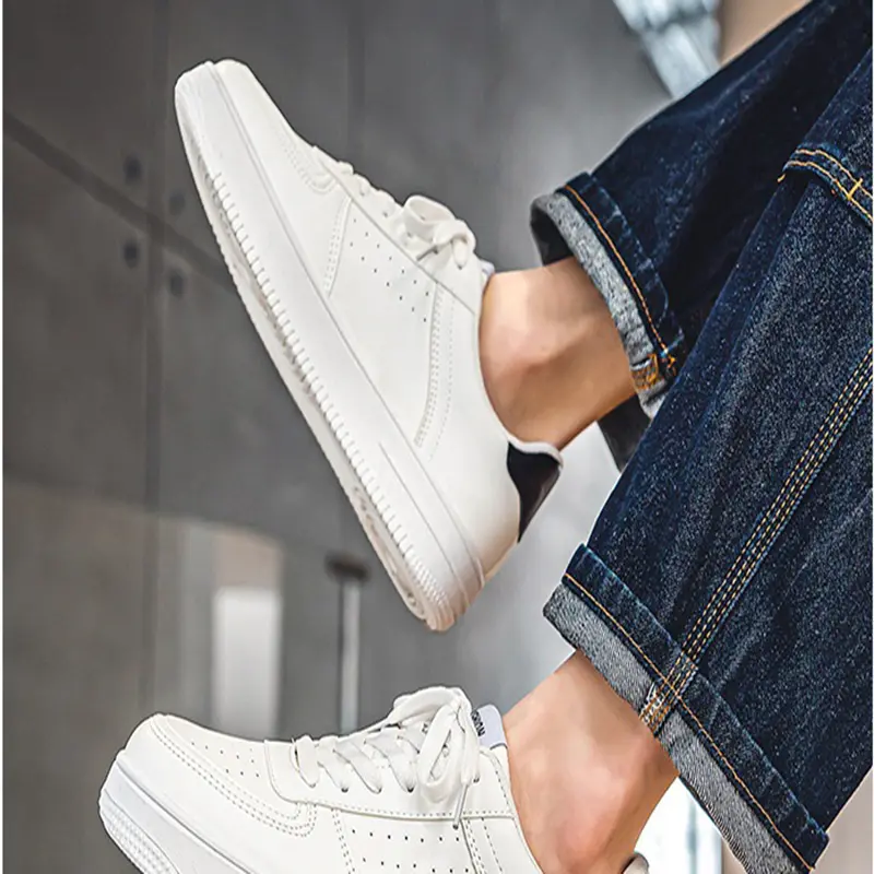 Oulylan 2025 New Style Breathable White Casual Sneakers Men's Summer  Board Shoes Male Student Sport Shoes Comfortable