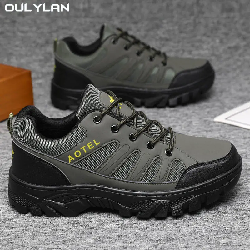 Summer New Breathable Mesh Sports Shoes Large-sized Thick-soled Men's Shoes Lightweight Outdoor Hiking Casual Shoes